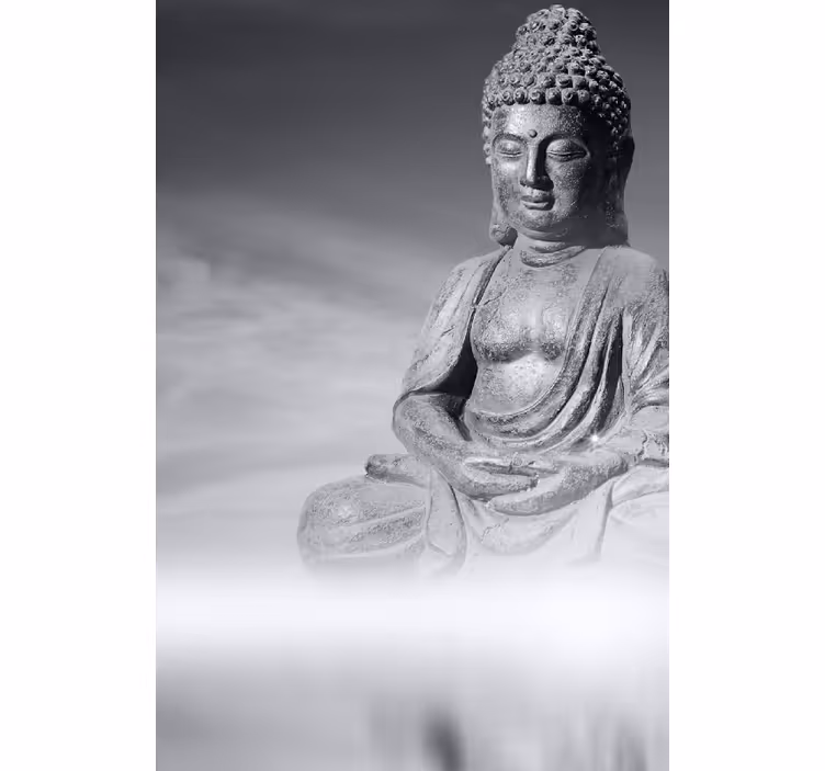 Store enrouleur salon bouddha zen - TenStickers