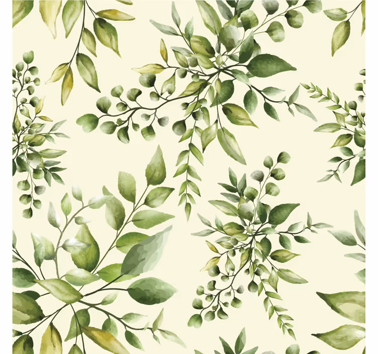 Store enrouleur salon feuilles tropicales luxuriantes - TenStickers