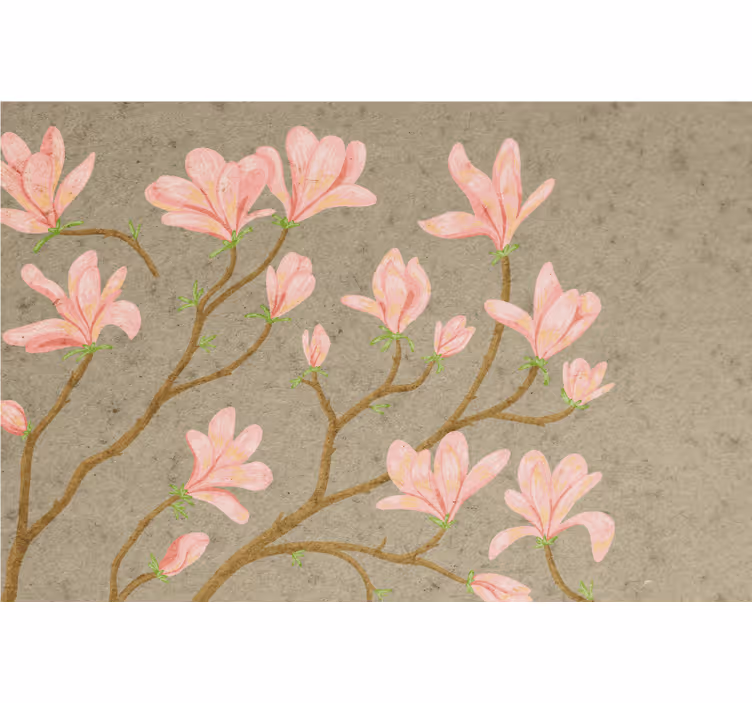 Store enrouleur salon style vintage magnolia - TenStickers