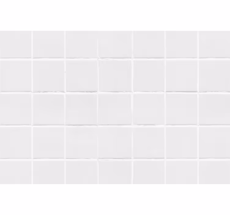 Store enrouleur blanc carreaux simples - TenStickers