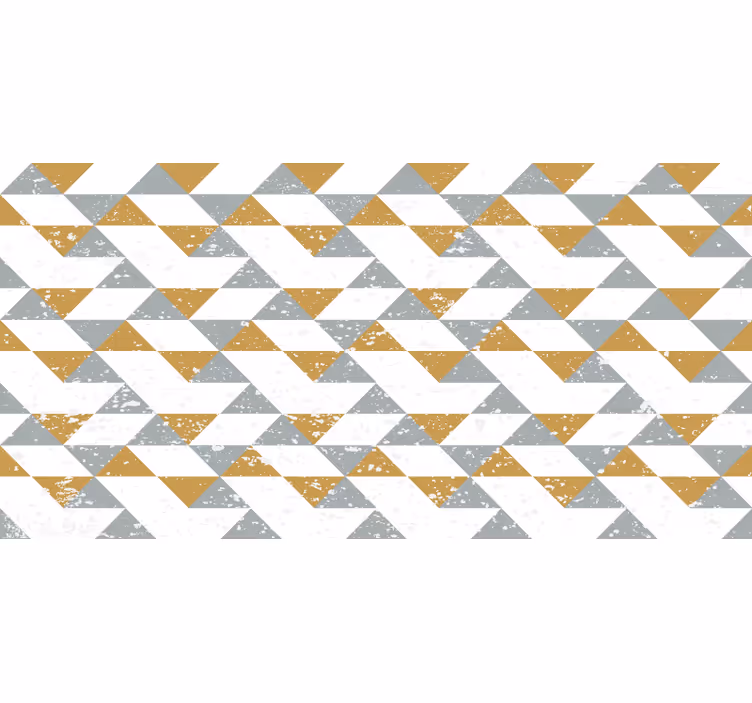 Store enrouleur blanc motif géométrique cuisine - TenStickers