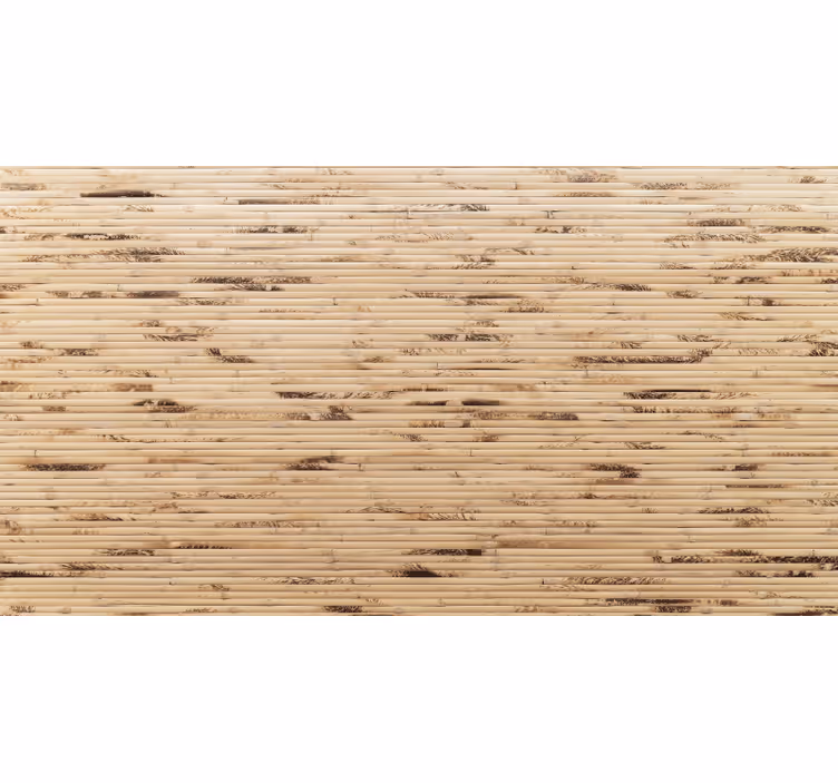 Store enrouleur beige à motifs de bâtons en bois clair - TenStickers