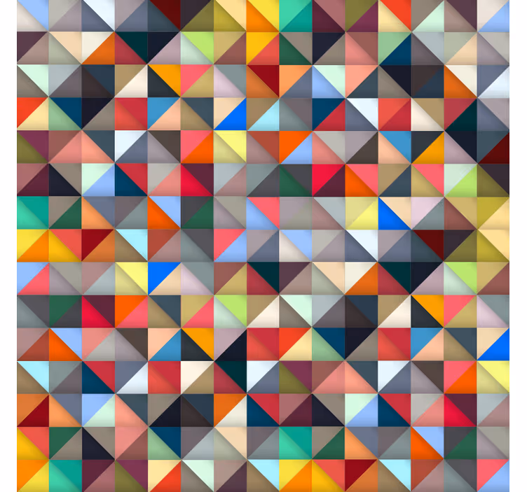 Store enrouleur chambre mosaïque colorée - TenStickers