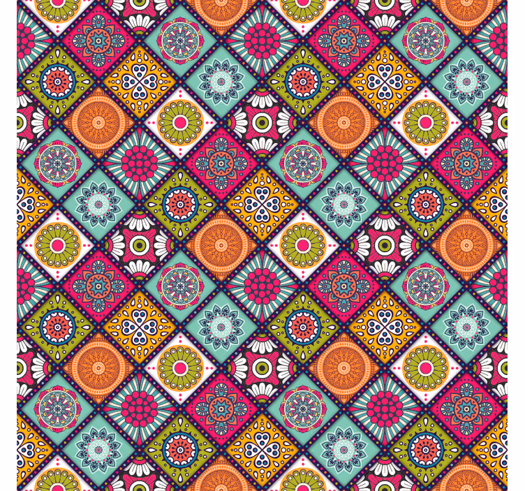 Store enrouleur chambre motif mandala coloré - TenStickers