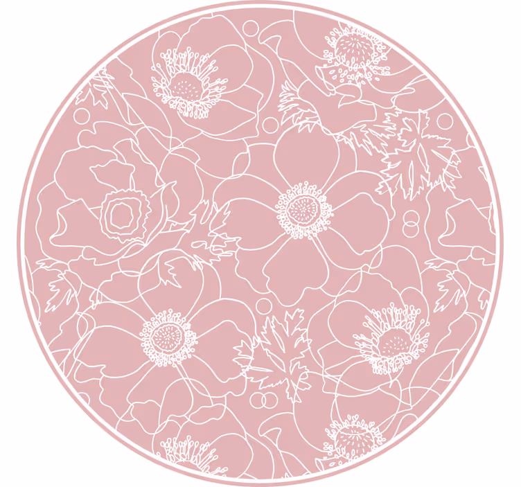 Store enrouleur chambre tableau rose élégant - TenStickers