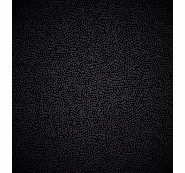 Store enrouleur chambre imitation fourrure noire - TenStickers