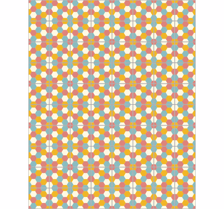 Store enrouleur chambre motif géométrique - TenStickers