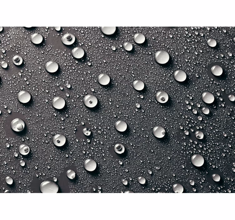 Store enrouleur gris fond de salle de bain gris bulles - TenStickers