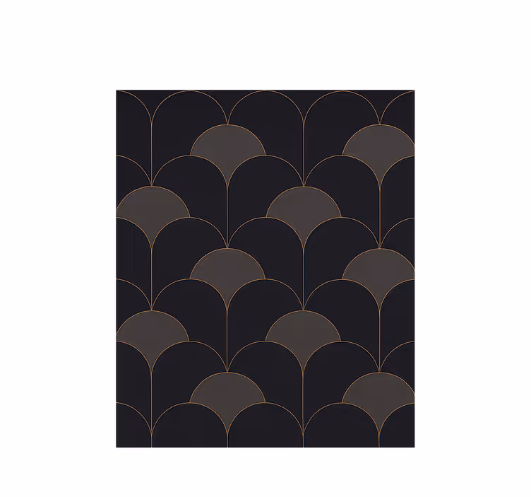Store enrouleur vintage design arches années 1920 - TenStickers