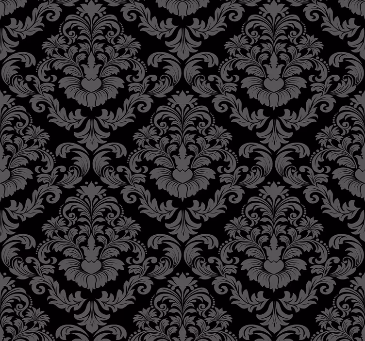 Store enrouleur vintage design floral luxueux - TenStickers