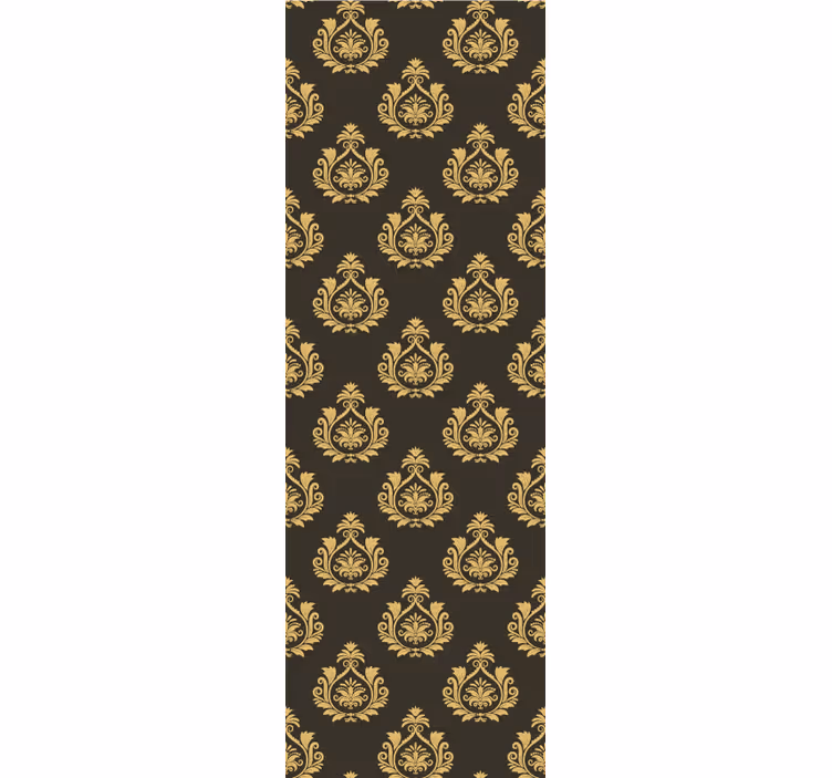 Store enrouleur vintage motif feuillage orné - TenStickers