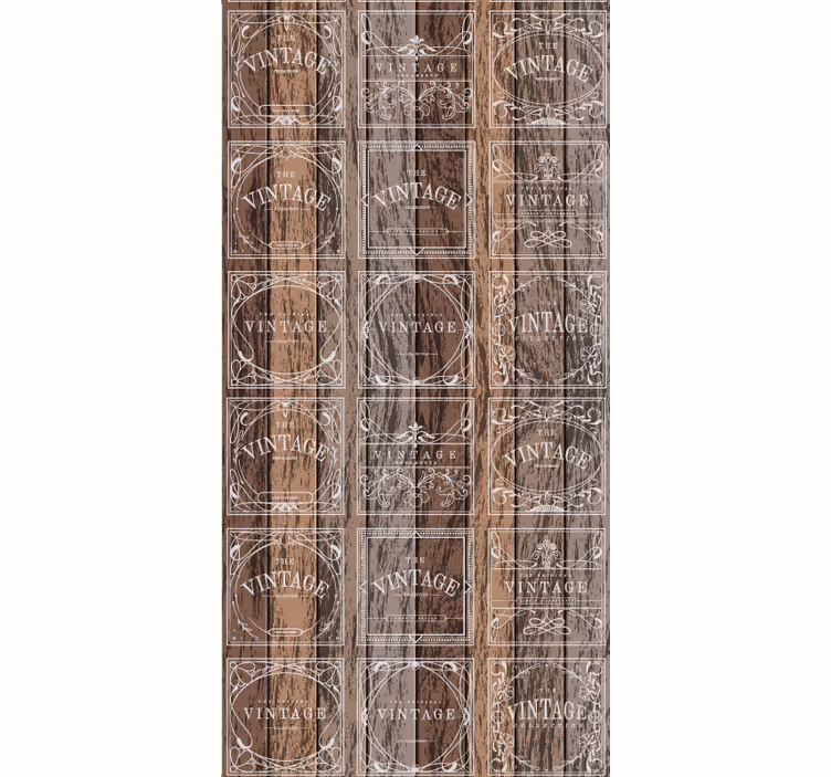 Store enrouleur vintage fût estampé - TenStickers
