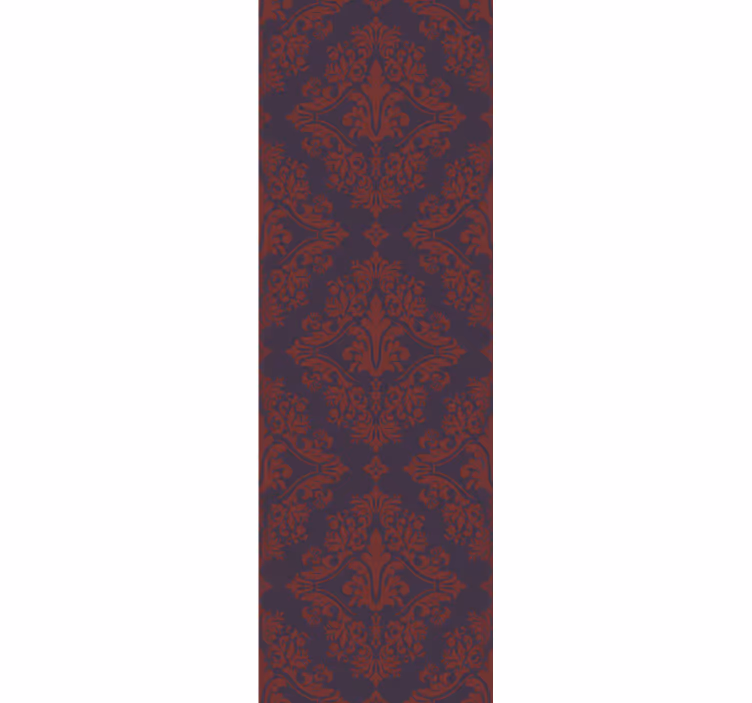 Store enrouleur vintage motif rouge et violet - TenStickers