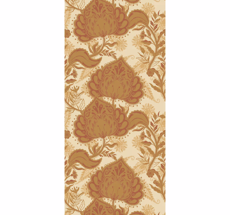 Store enrouleur vintage style damassé floral - TenStickers