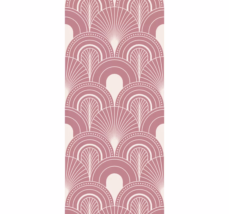 Store enrouleur vintage style arc en rose gold - TenStickers