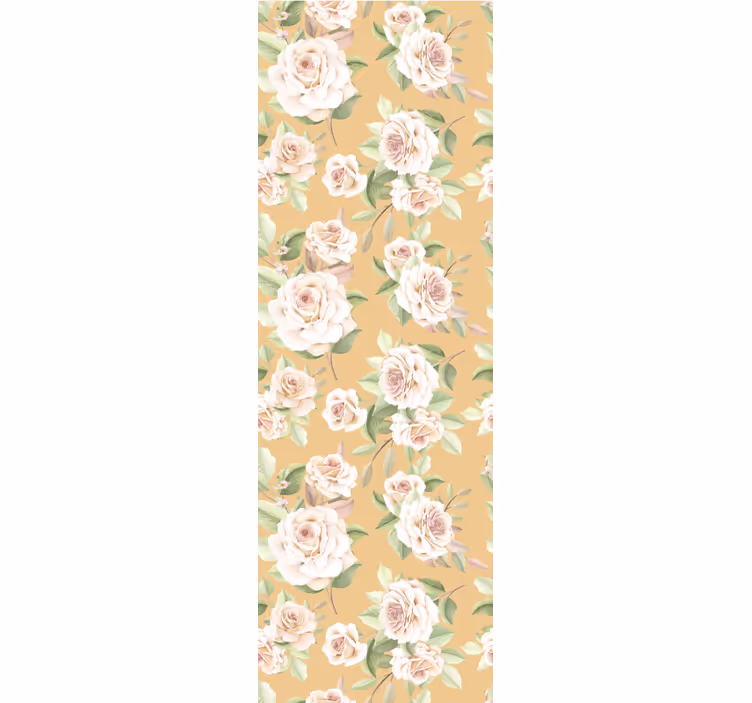 Store enrouleur vintage motif roses provinciales - TenStickers