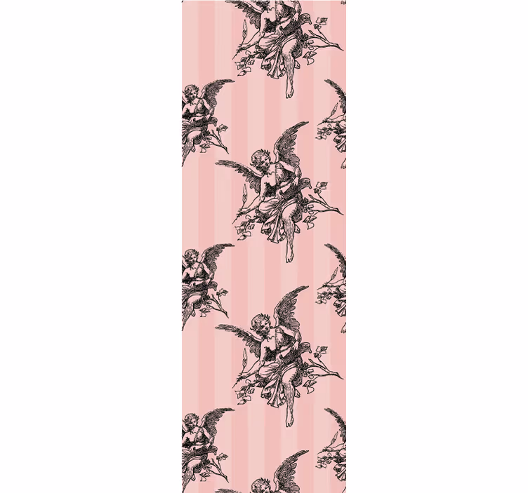 Store enrouleur vintage design toile de jouy - TenStickers