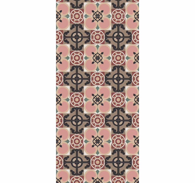 Store enrouleur vintage motifs azulejos toledanos - TenStickers