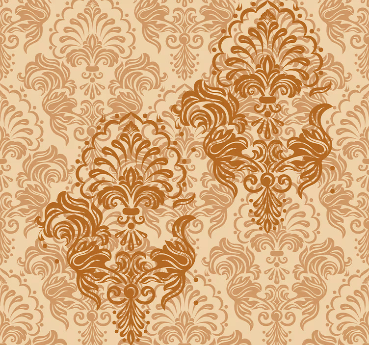 Store enrouleur vintage motif ancien aux couleurs chaudes - TenStickers