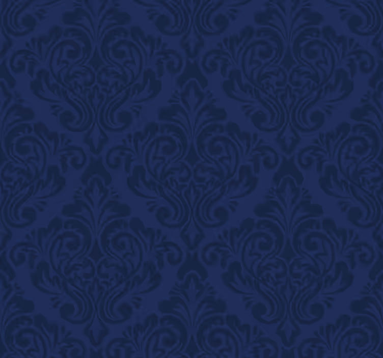 Store enrouleur vintage bleu marine damassé - TenStickers