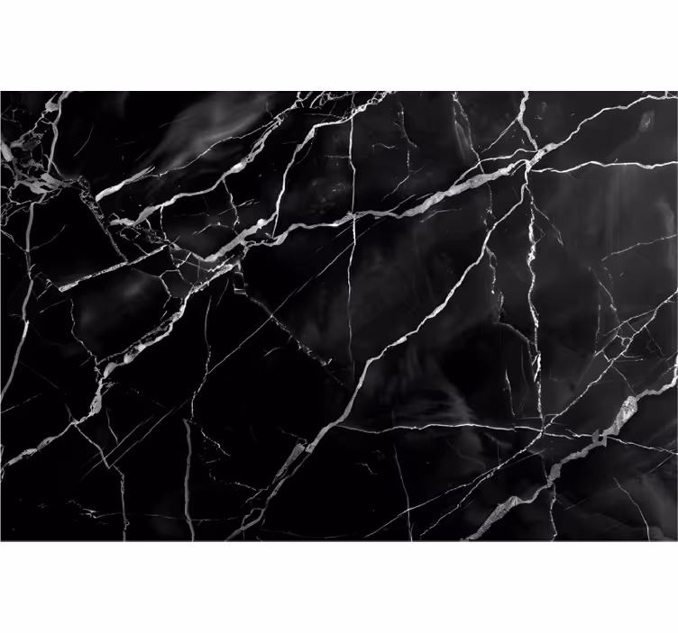 Store enrouleur noir imitation marbre - TenStickers