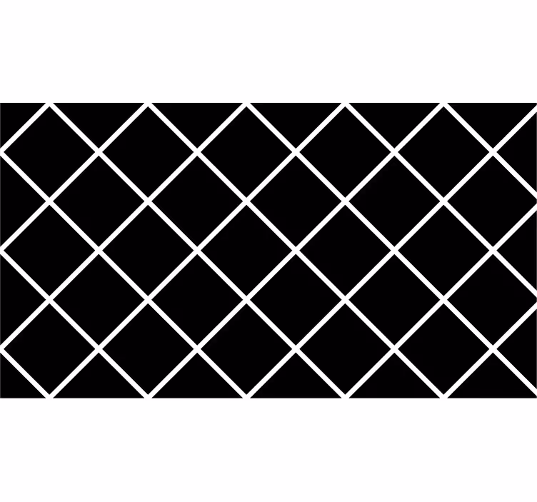 Store enrouleur noir lignes géométriques modernes - TenStickers