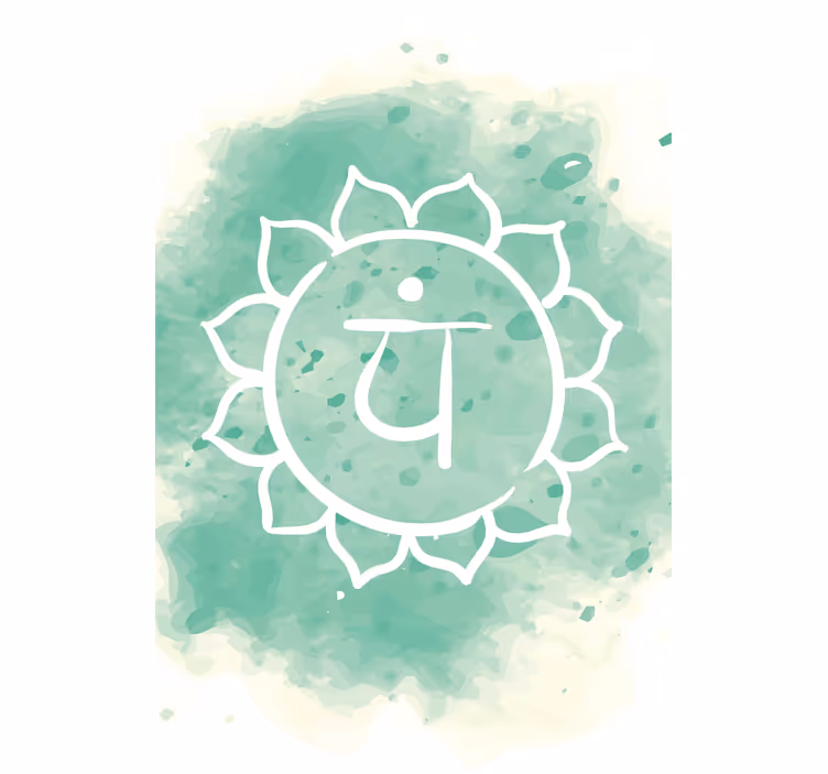 Store enrouleur salon symbole du chakra du cœur - TenStickers