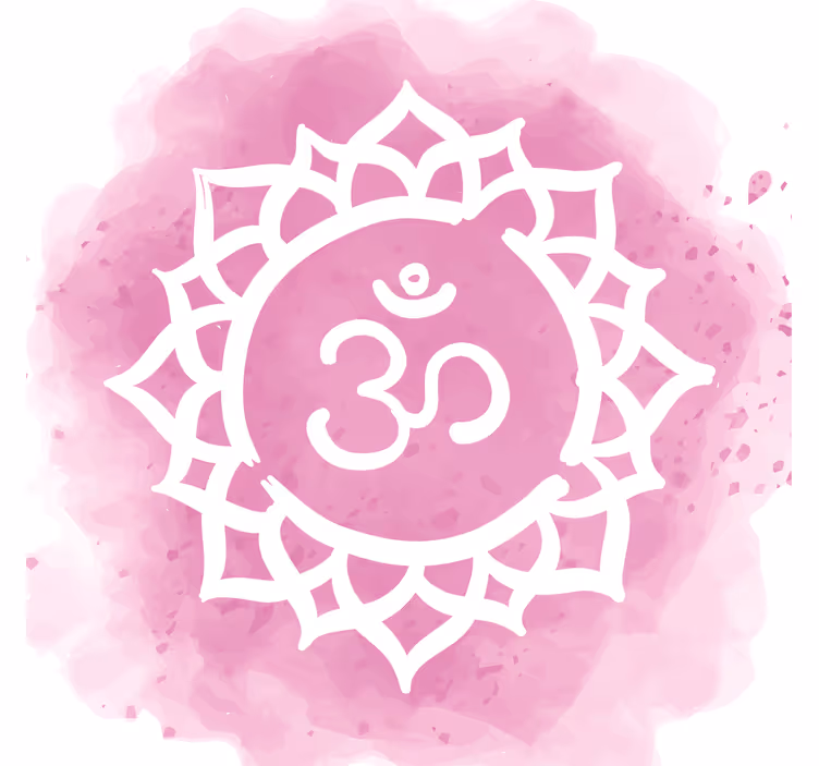 Store enrouleur salon symbole du chakra couronne - TenStickers