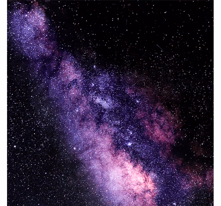 Store enrouleur salon vue spatiale violette magnifique - TenStickers