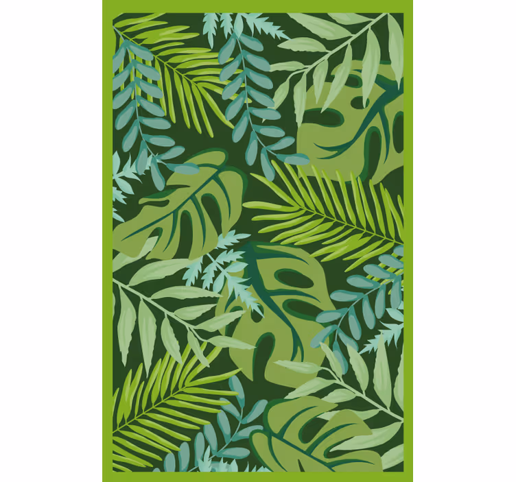 Store enrouleur chambre feuilles de jungle - TenStickers