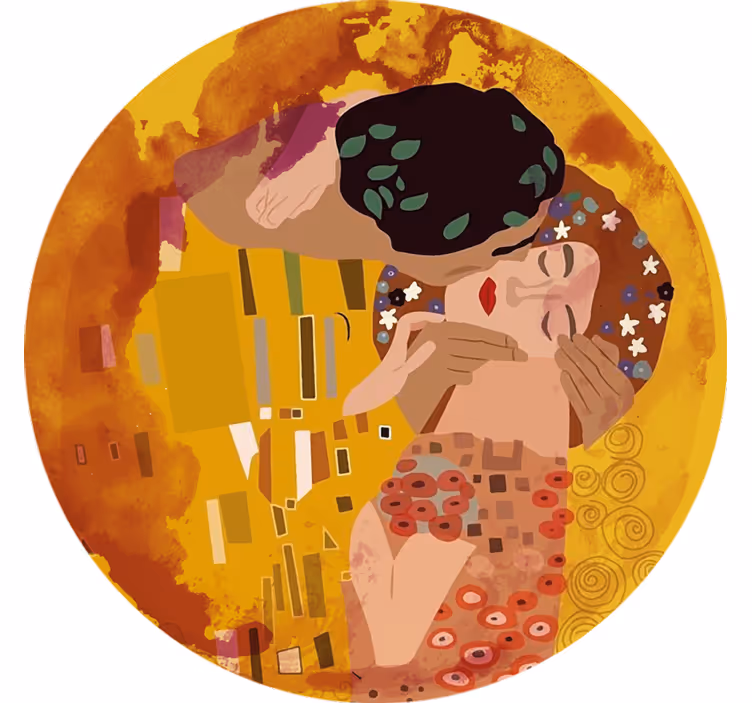 Store enrouleur chambre le baiser de klimt - TenStickers