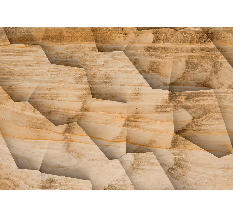 Store enrouleur beige imitation panneaux muraux bois - TenStickers
