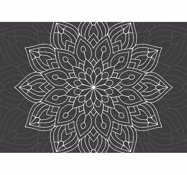 Store enrouleur chambre motif fin unique - TenStickers