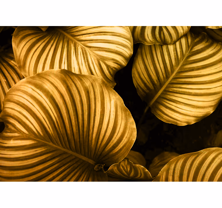 Store enrouleur chambre feuilles vieilles marron - TenStickers