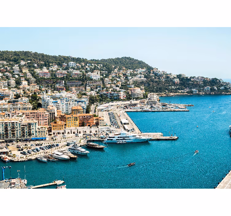 Store enrouleur chambre le beau port de la côte d'azur - TenStickers
