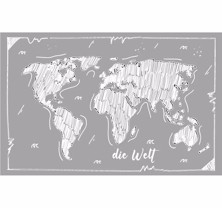 Store enrouleur gris style dessiné à la main gris clair - TenStickers