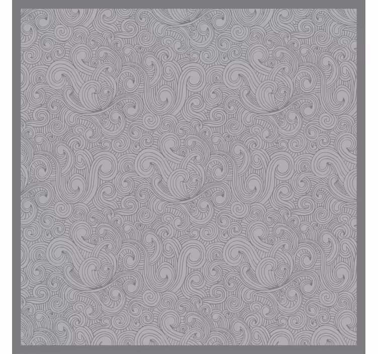 Store enrouleur gris motif floral tons gris - TenStickers