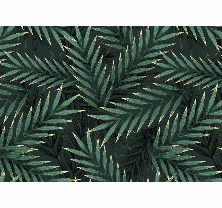 Store enrouleur chambre feuilles de palmier jungle - TenStickers