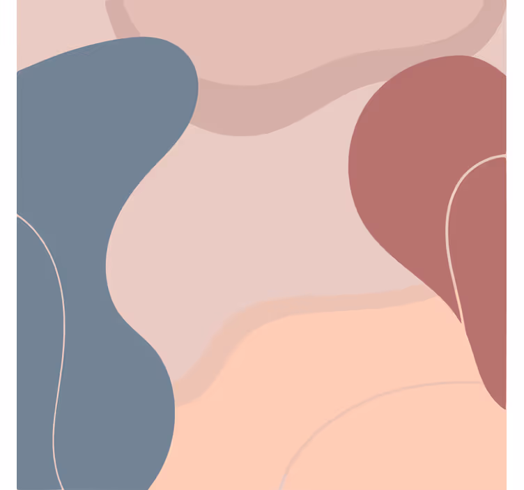 Store enrouleur salon couleurs douces pour murs - TenStickers