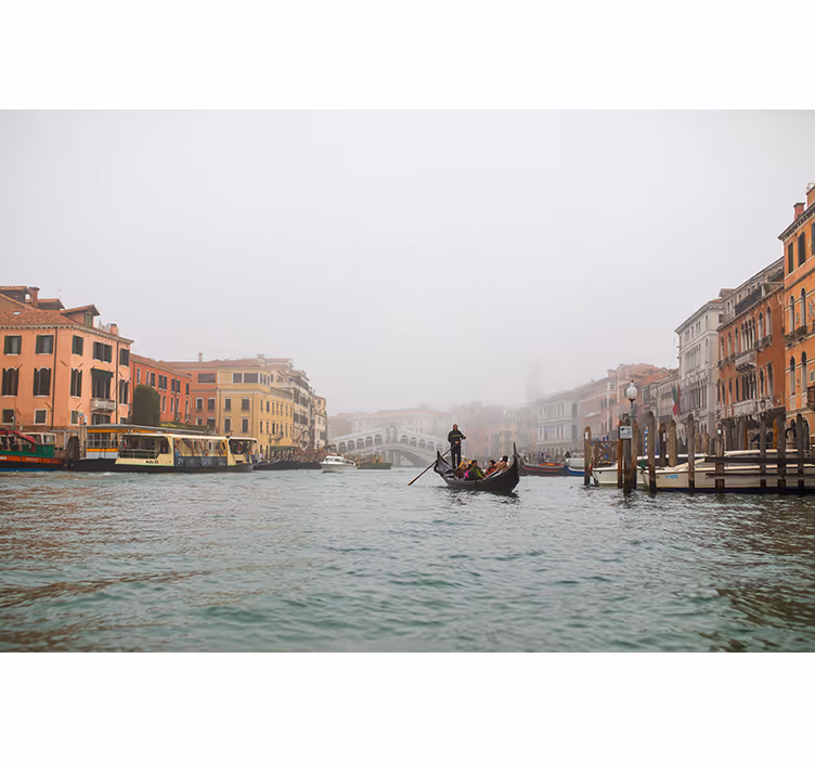 Store enrouleur salon canaux magnifiques de venise - TenStickers