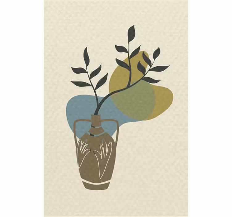 Store enrouleur salon nature minimaliste japandi - TenStickers