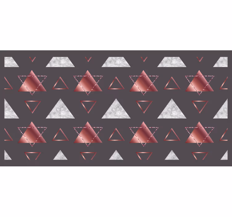 Store enrouleur chambre motif géométrique moderne - TenStickers