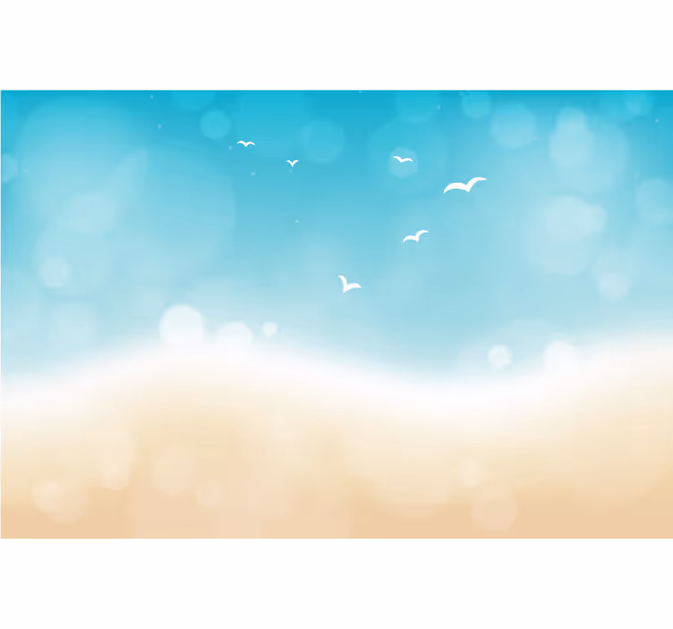 Store enrouleur chambre effet plage - TenStickers