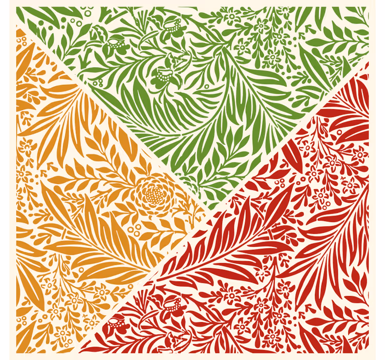 Store enrouleur chambre trio de feuilles d'automne - TenStickers