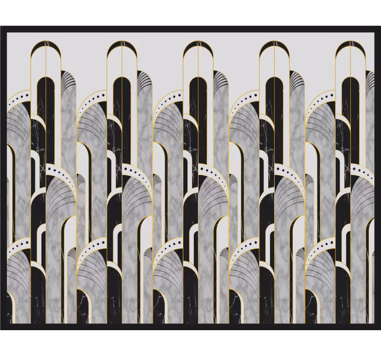 Store enrouleur chambre gris noir - TenStickers