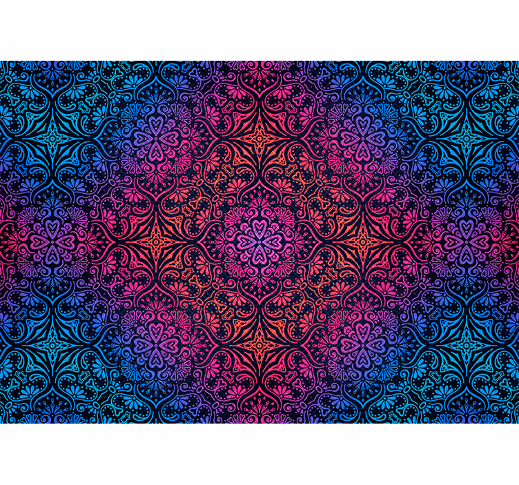 Store enrouleur chambre mandala boho - TenStickers