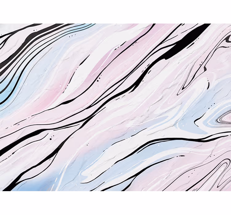Store enrouleur chambre marbre abstrait rose noir - TenStickers