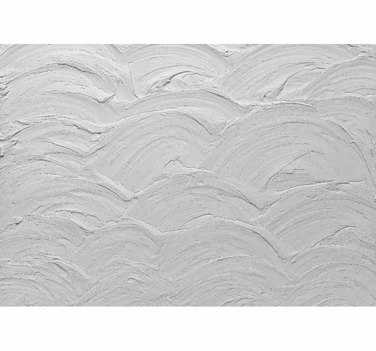 Store enrouleur blanc texture ciment ondulé gris japandi - TenStickers