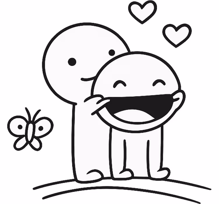 Store enrouleur blanc qui vous fera toujours sourire - TenStickers
