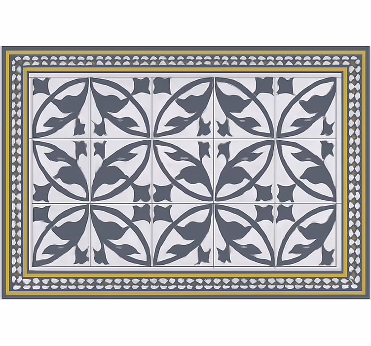 Store enrouleur salon effet carrelage ancien - TenStickers